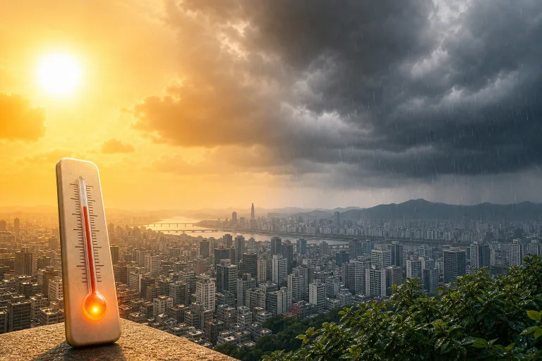 내일 영남에 올해 첫 폭염 특보 🌡️ 소나기도 오락가락, 우산 챙기세요