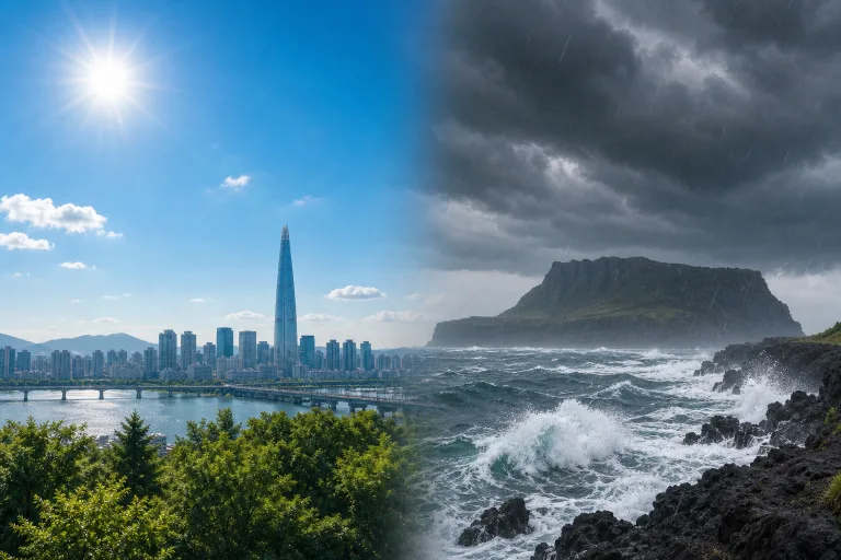 오늘 날씨, 서울은 맑고 30도… 제주는 비랑 강풍 조심하세요 🌂