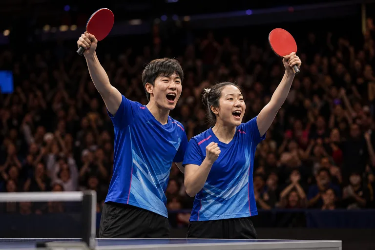 임종훈-신유빈, 중국 꺾고 WTT 미국 스매시 우승 🏓 스매시 무대 첫 정상