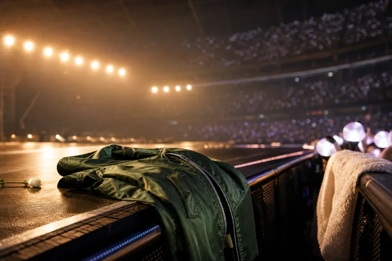 뷔, 공연 중 우는 팬에게 셀린느 재킷 건넸어요 🧥