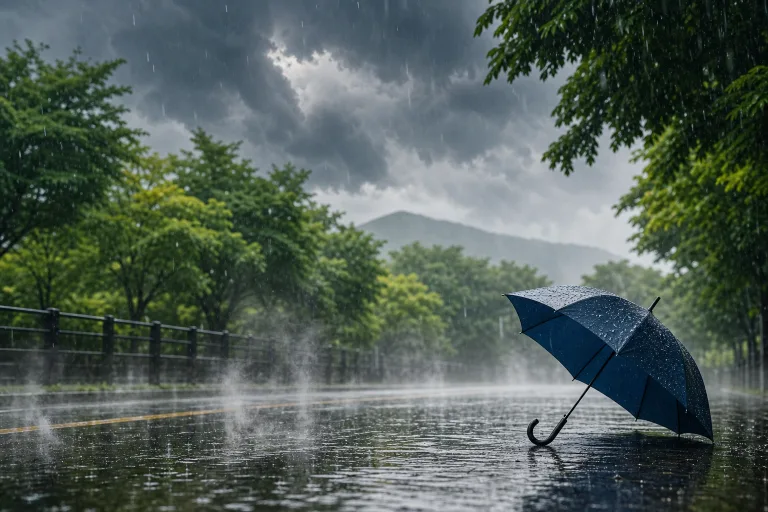 이번 주말 일요일, 우산 챙기셨나요? 🌧️ 전국 장맛비에 낮엔 30도 무더위까지