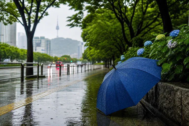 지각 장마 드디어 시작! 오늘 수도권·충청 최대 60mm, 우산 꼭 챙기세요 ☔
